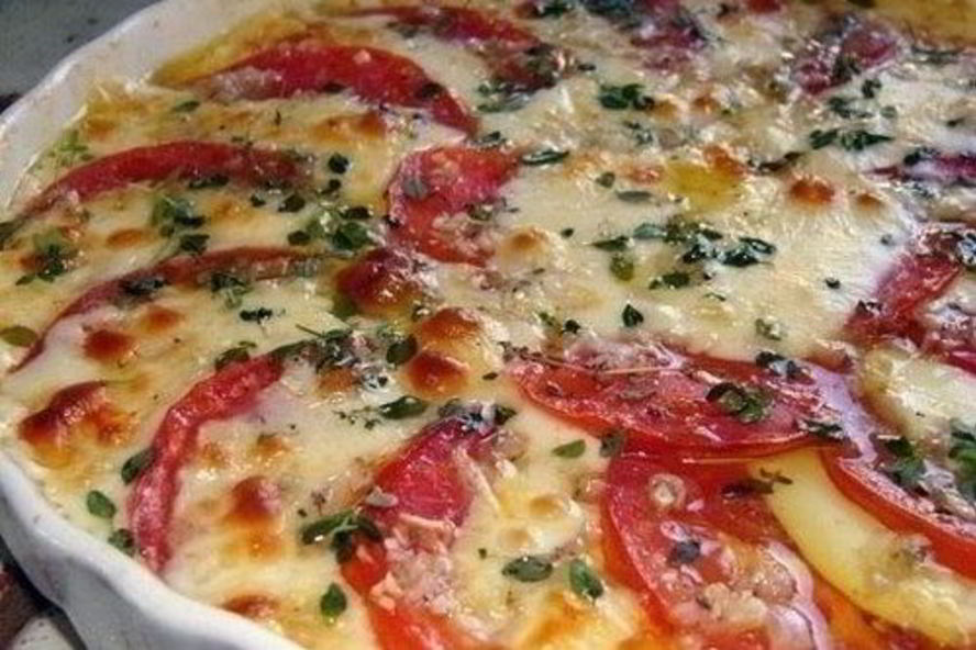 Рецепт вкусная закуска помидоры с грибами и сыром