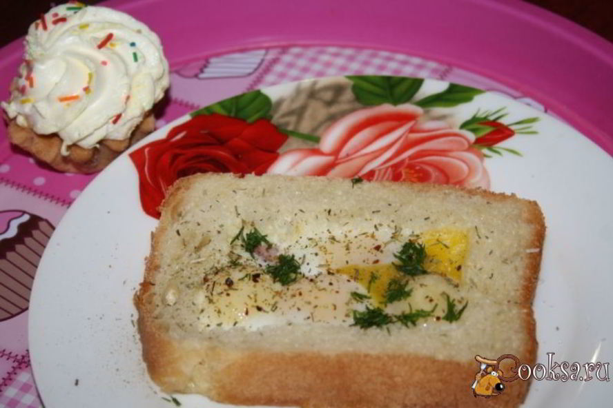 Рецепт детская яичница малыши в домике