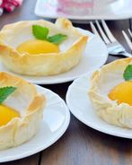 Постный десерт яичница