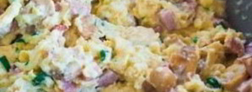 яичница-болтунья в слоеном тесте. Шаг 2