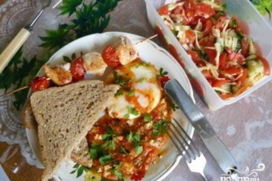 Рецепт яичница по-грузински