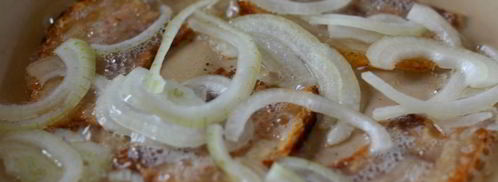 яичница с беконом. Шаг 4