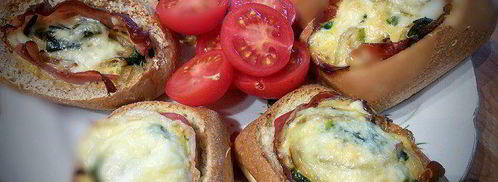 яичница в булочке. Шаг 5