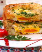 Яичница в бутерброде