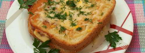 яичница в бутерброде. Шаг 6