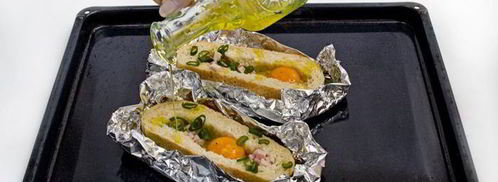 яичница в чиабатте. Шаг 4