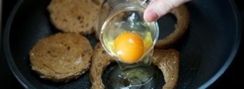 яичница в иллюминаторе. Шаг 4