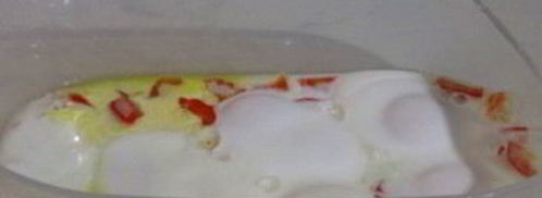 яичница в пароварке. Шаг 4