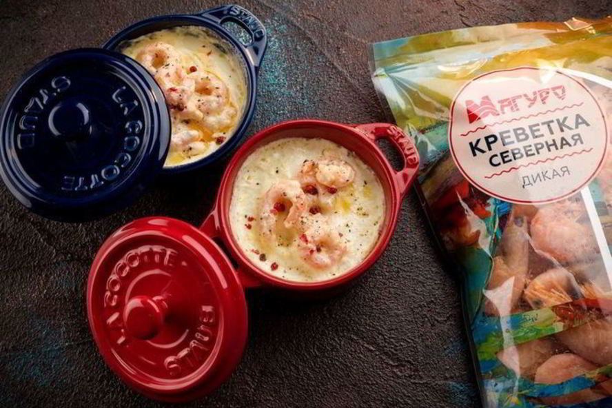 Рецепт запеченная яичница с креветками