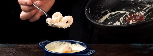 запеченная яичница с креветками. Шаг 7