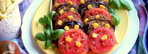 закуска из баклажанов с помидорами. Шаг 17