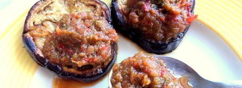 закуска из баклажанов с помидорами. Шаг 10