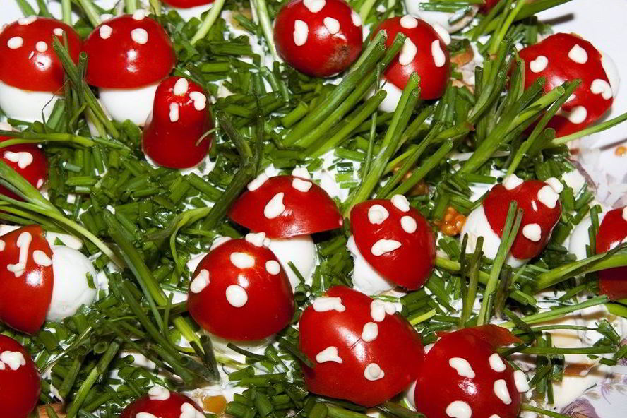 Рецепт закуски мухоморов