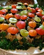 Закуска с паштетом на тостах