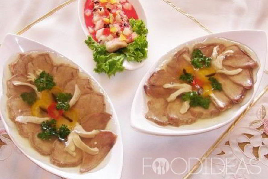 Рецепт заливное из говяжьего языка