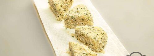 жареный сулугуни с помидорами. Шаг 5