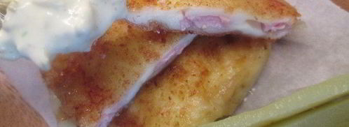 жареный сыр с начинкой из бекона. Шаг 6