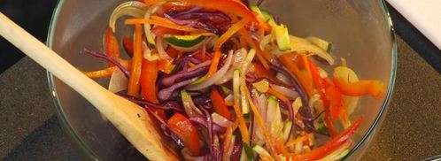 дорада, фаршированная жюльеном из овощей. Шаг 4