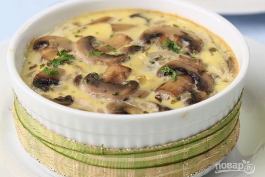 Рецепт грибной жульен