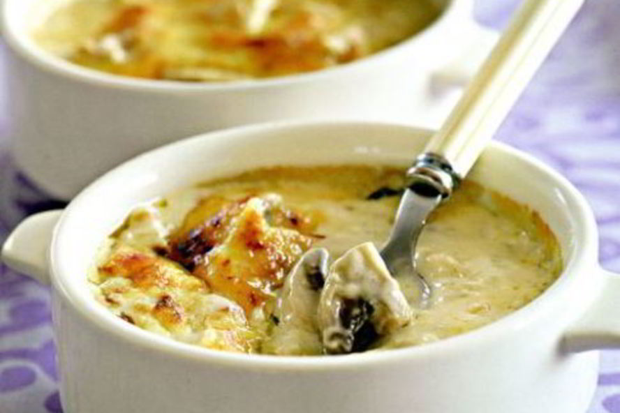 Рецепт грибной жюльен