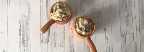 классический жульен с курицей и грибами. Шаг 12