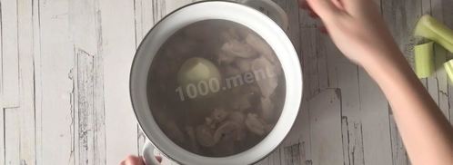 классический жульен с курицей и грибами. Шаг 4