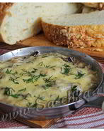 Жульен из баклажанов