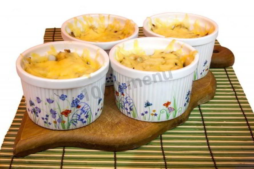 Рецепт жульен из лисичек