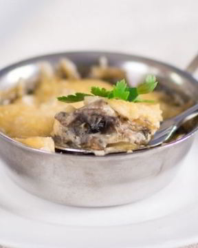 Жульен из шампиньонов