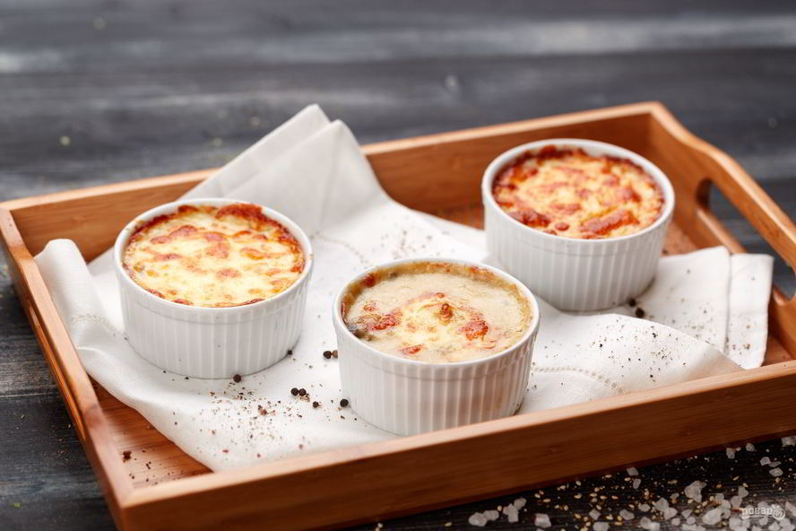 Рецепт жульен с баклажанами