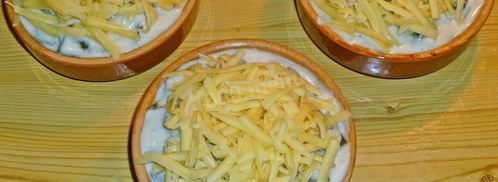 жульен с грибами и сметаной. Шаг 16