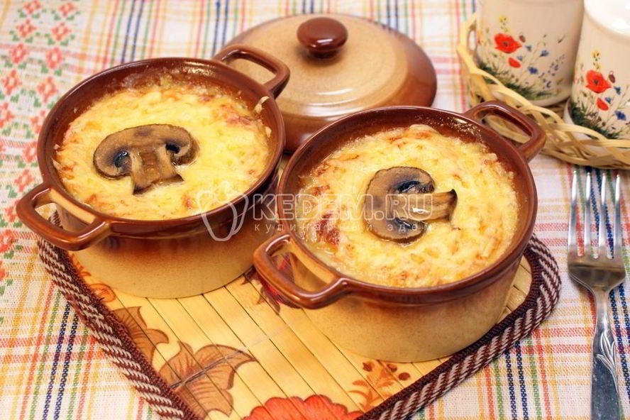 Рецепт жульен с грибами