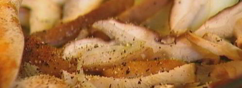 жульен с куриной печенью и грибами. Шаг 4