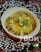 Жульен с курицей и грибами