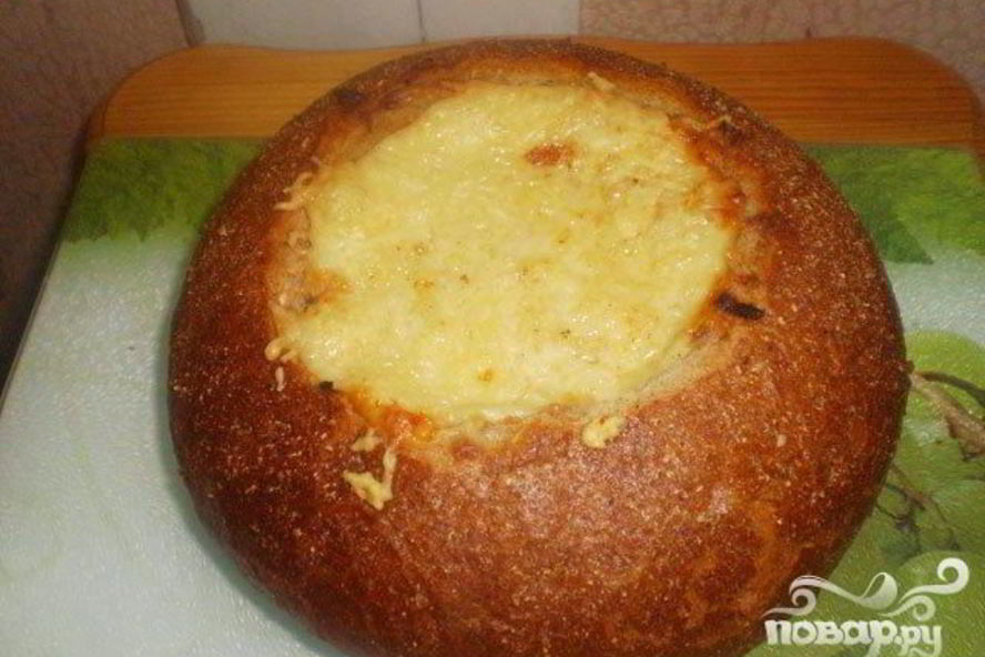 Рецепт жульен в булке