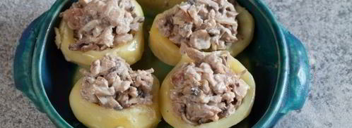 жульен в картофеле. Шаг 9