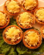 Жульен в тарталетках