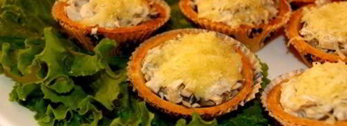 жульен в тарталетках. Шаг 8