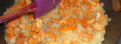 жюльен из лисичек. Шаг 2