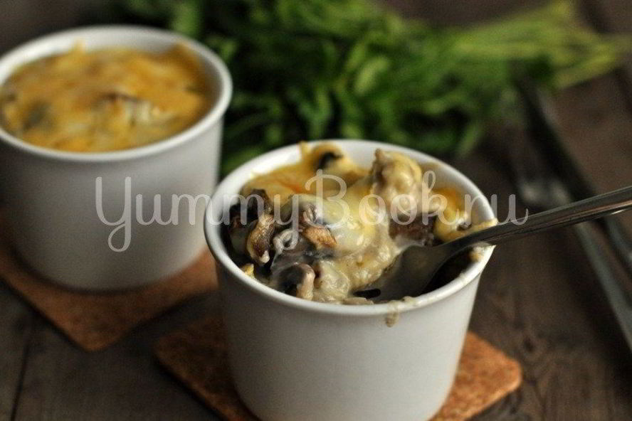 Рецепт жюльен с курицей и грибами