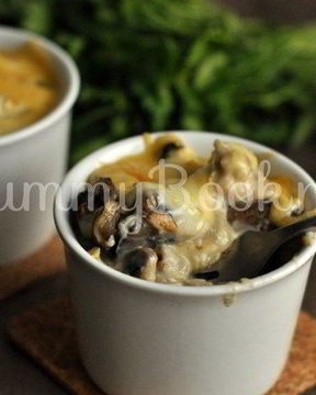 Жюльен с курицей и грибами